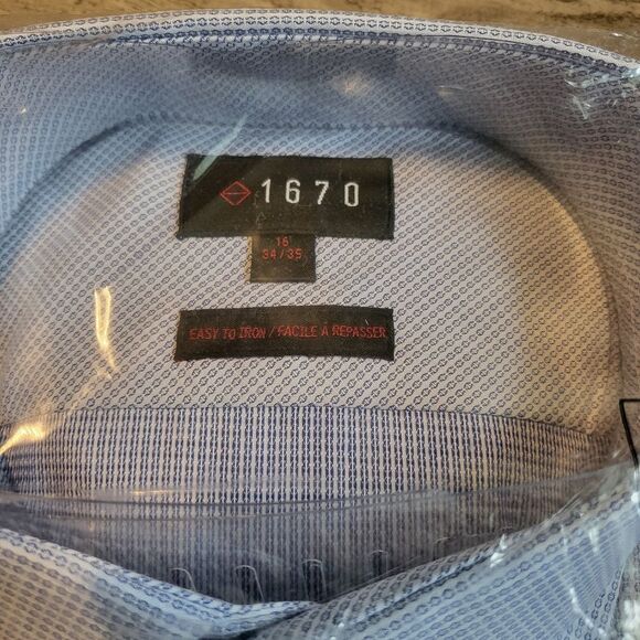 1670 Dress Shirt-IRIS- 16 34/35 - Picture 2 of 4